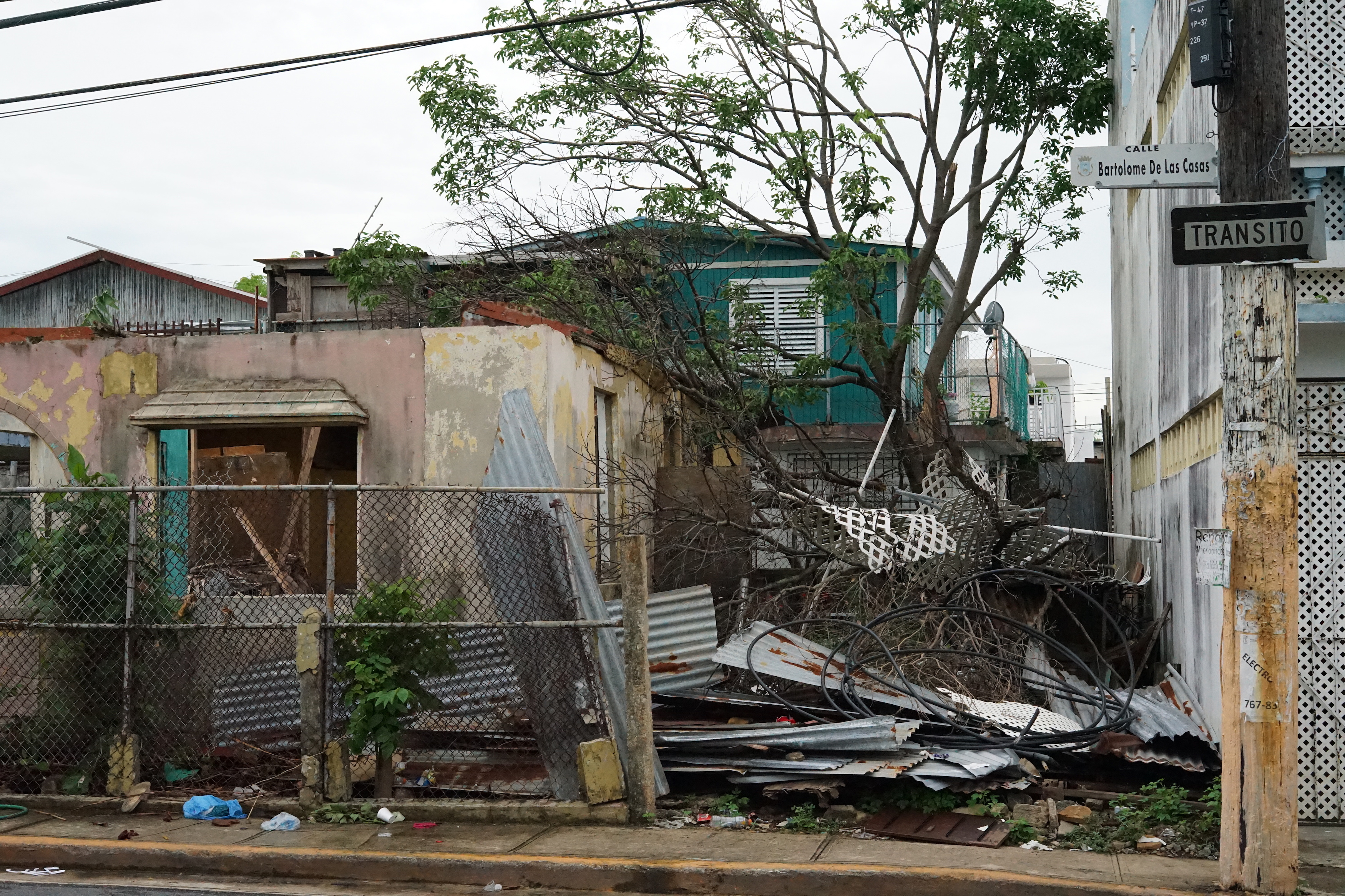 Hurricane Maria destroyed homes in la Playitas, a small neighborhood in Puerto Rico.