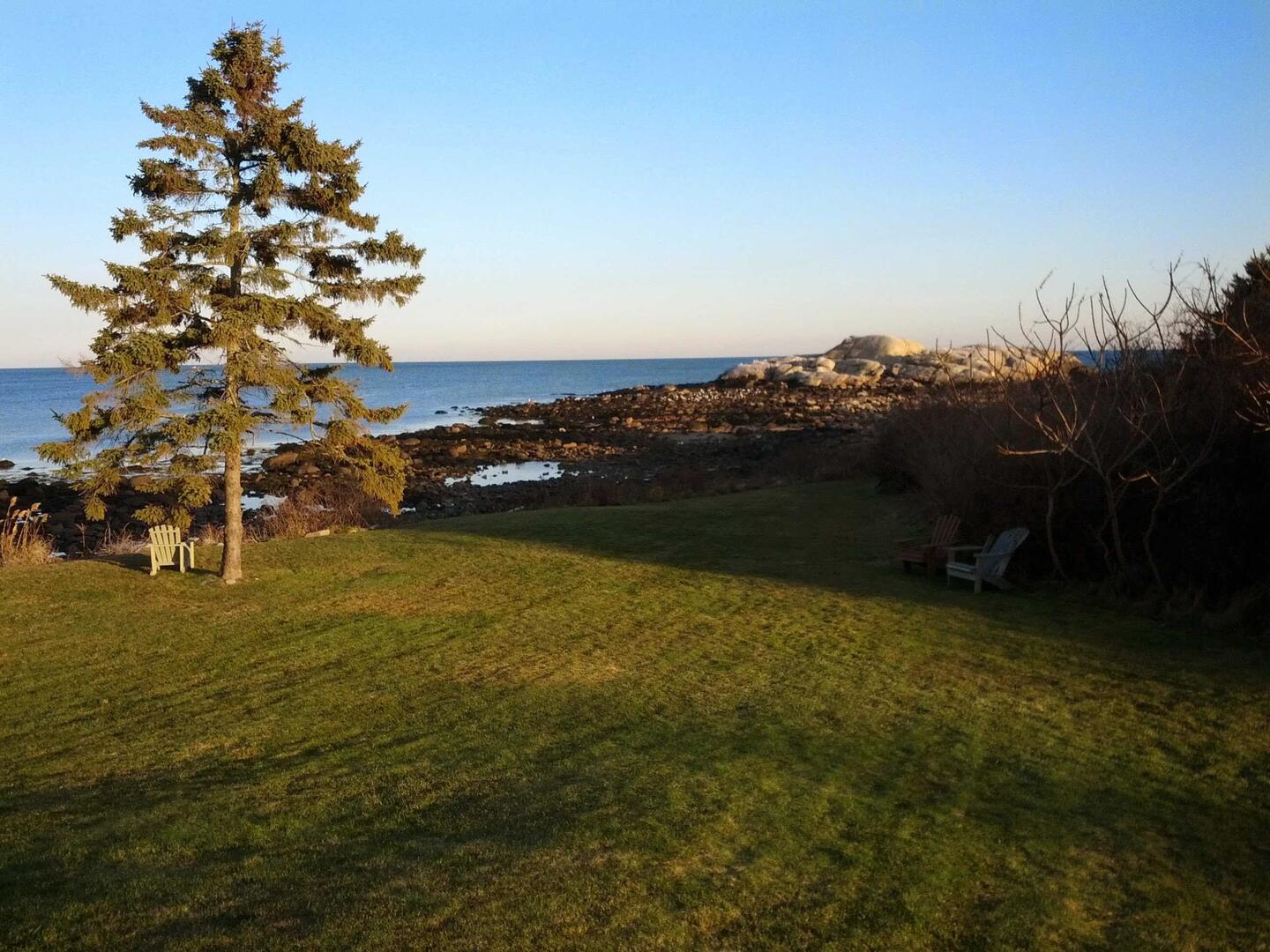 View of the Atlantic from the Eastern Point Retreat House in Gloucester, Mass. (Photo by author)