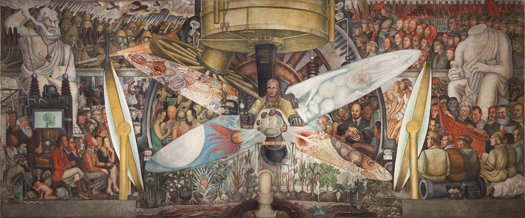 Diego Rivera, “Man, Controller of the Universe,” 1934 (photo: the Whitney Museum of Art)