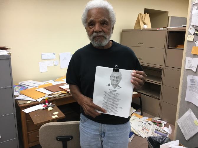State Senator Ernie Chambers of Omaha has been trying to abolish the death penalty since 1976. (Photo by Joseph P. Hoover)
