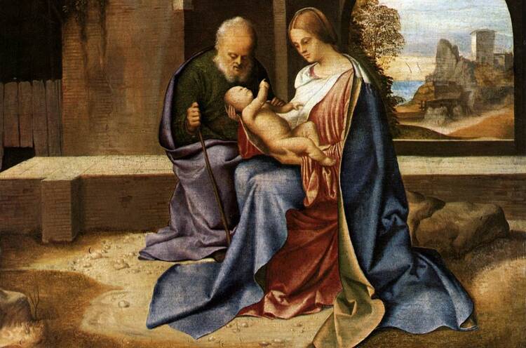 “The Holy Family” by Giorgione, c. 1508, Wikimedia