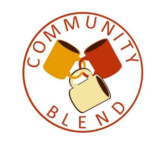 The logo of Community Blend, a worker-owned coffee shop in Cincinatti, Ohio.