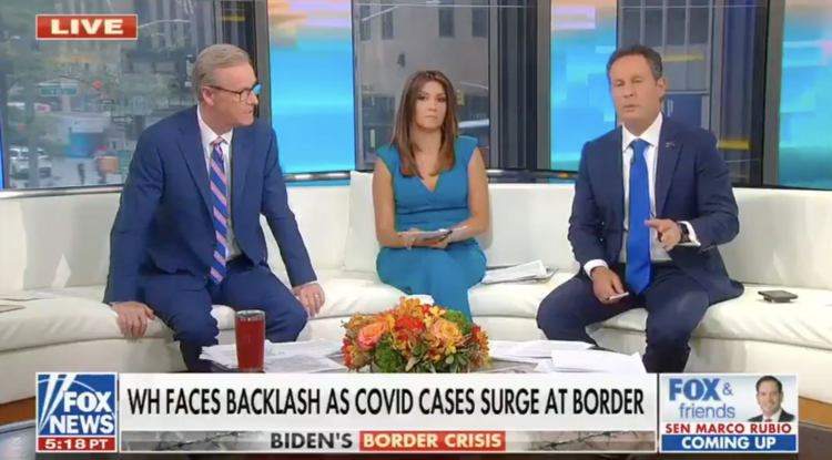 “Fox and Friends” co-hosts Steve Doocy, Rachel Campos-Duffy and Brian Kilmeade (Screen shot from "Fox and Friends," Fox News channel)