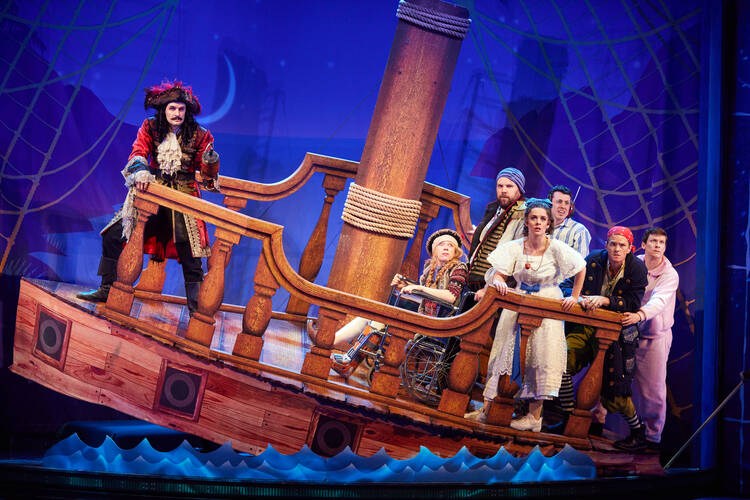 A scene from ‘Peter Pan Goes Wrong’ (photo: Jeremy Daniel)