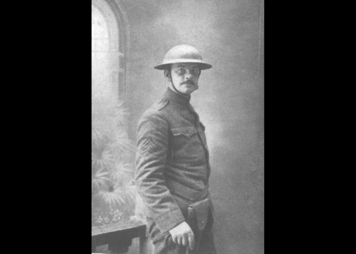 Sgt. Joyce Kilmer, as a member of the 165th Infantry Regiment, United States Army, c. 1918