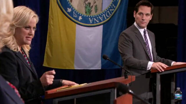 Why not give both of them something to do after the election? (Image from NBC's Parks and Recreation)