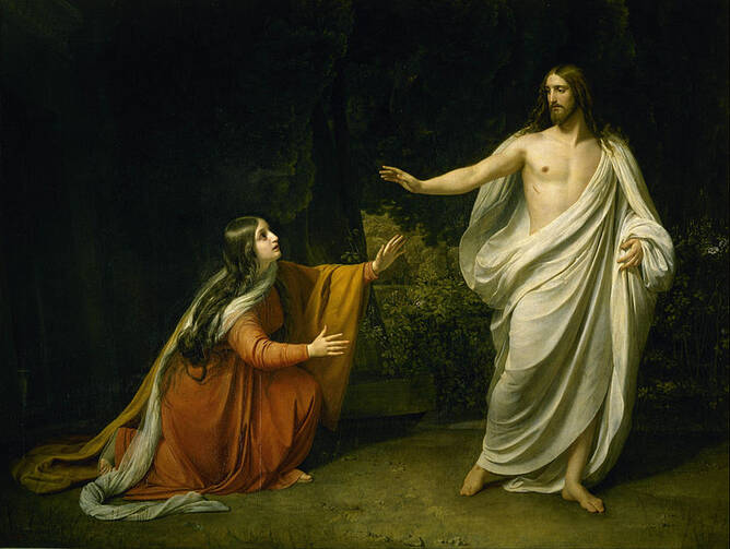 Alexander Ivanov's Christ's Appearance to Mary Magdalene after the Resurrection