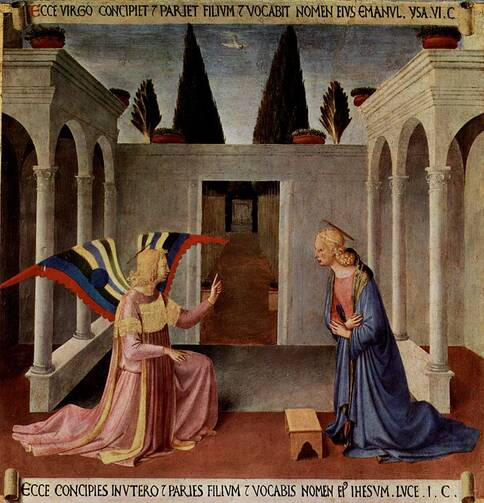'Annunciation,' by Fra Angelico, 1450