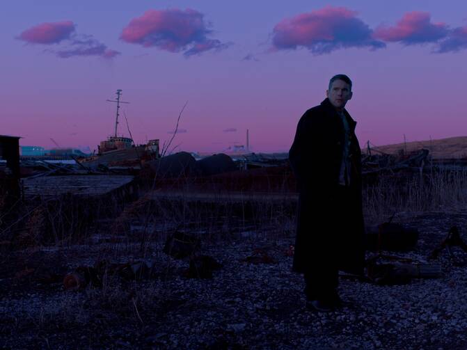 Ethan Hawke in ‘First Reformed’ (photo: A24)