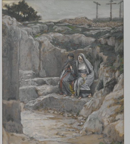 "The Two Marys Watch the Tomb of Jesus," by James Tissot.