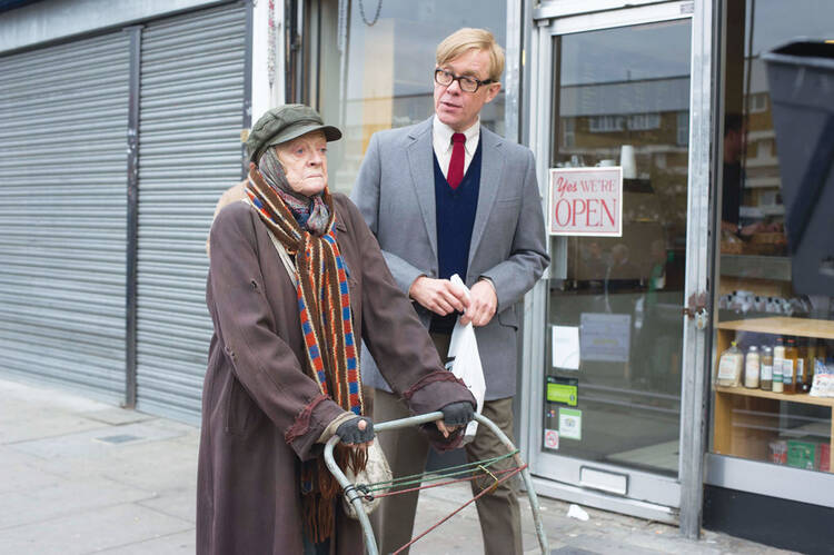 NOT SO PRIME. Maggie Smith as Miss. Shepherd and Alex Jennings as Alan Bennett