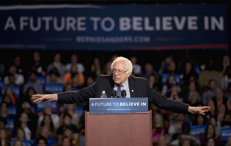 A Future She Believes In. Sanders in South Carolina (AP Photo/John Bazemore, File)
