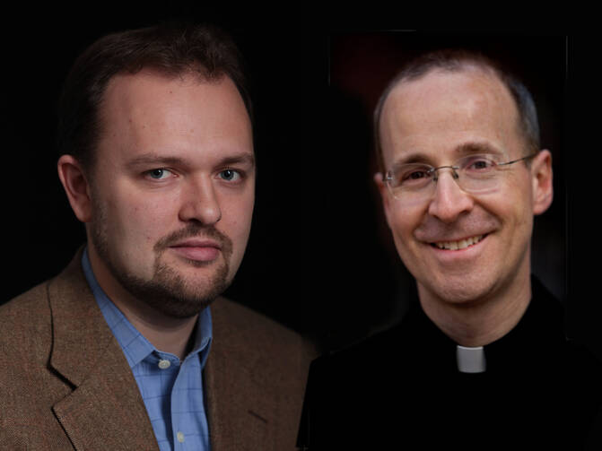 Ross Douthat and James Martin, S.J.