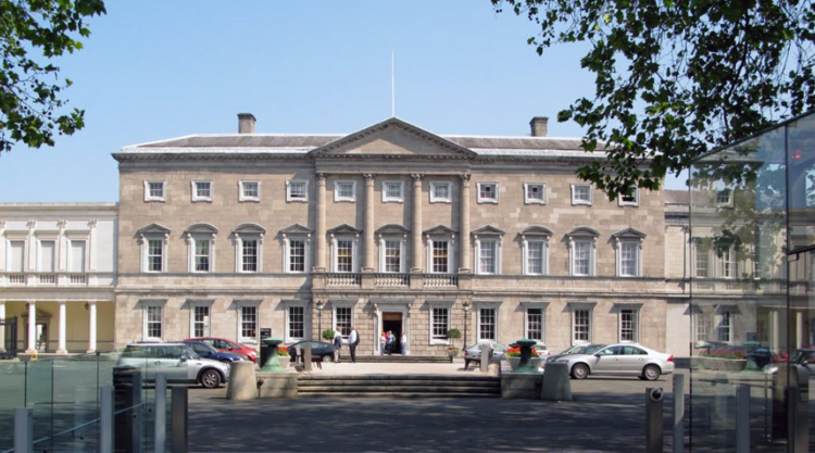 Ireland's Leinster House, Home of the Irish Parliament