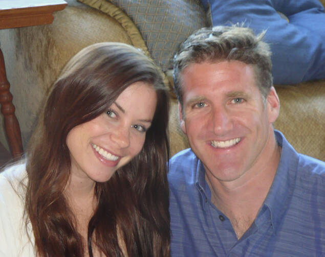 Brittany Maynard is pictured with husband, Dan Diaz, in this undated photo (CNS photo/Reuters).