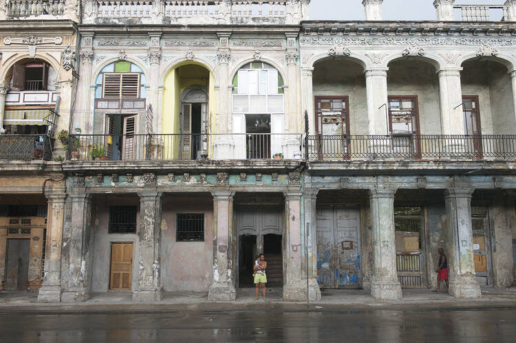 A CITY NEAR REVIVAL OR RUIN. Central Havana, Cuba