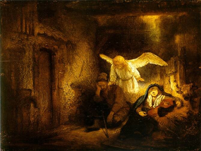 "Rembrandt Dream of Joseph" (1645) photo: Wikimedia Commons