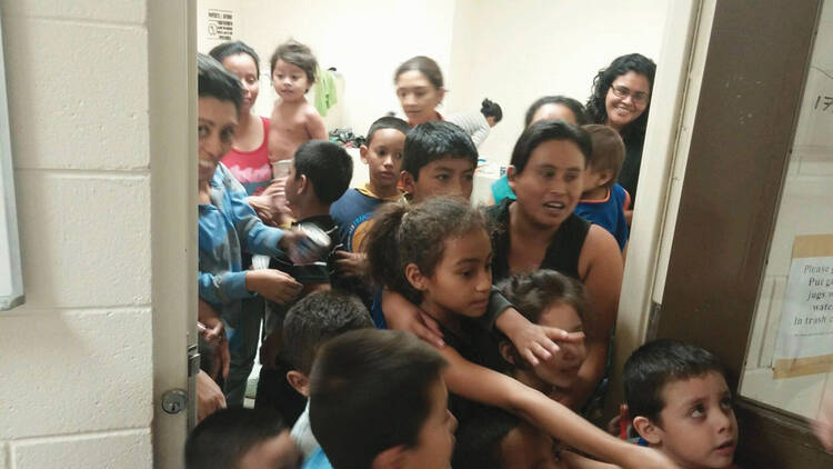 BREAKING BORDER. Unaccompanied migrant children at a facility in south Texas.