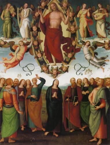 The Ascension of Christ by Pietro Perugino 1505-1510
