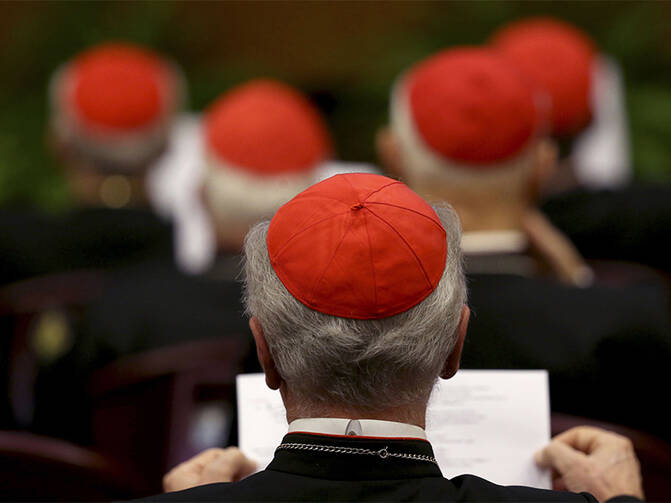 Cardinals attend a consistory led by Pope Francis as he names 20 new cardinals at the Vatican on Feb. 12, 2015. Photo courtesy of Reuters/Alessandro Bianchi