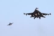 U.S. Air Force F-16 fighter jets fly over the Osan Air Base in Pyeongtaek, South Korea. (CNS photo/Oh Jang-hwan, News1 via Reuters)