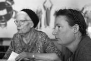 Dorothy Day and her daughter, Tamar (photo courtesy of Kate Hennessy)