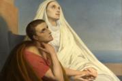 “Saint Augustine and his mother, Saint Monica,” by Ary Scheffer (1846)