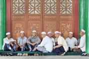 Hui muslims on July 19, 2012 in Yinchuan. Hui is one of the 56 ethnic groups in China. 