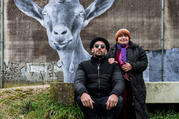 Muralist and photographer JR and actress Agnès Varda in "Faces Places"