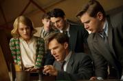 CODE BREAKERS. Keira Knightley, Benedict Cumberbatch and Mark Strong in "The Imitation Game."
