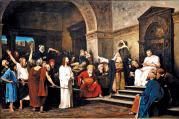 “Christ in Front of Pilate,” by Mihály Munkácsy, 1881