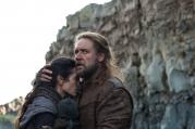 SOMETHING'S COMING. Jennifer Connelly and Russell Crowe in 'Noah'