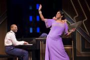 A STAR IS REBORN. Brandon Victor Dixon and Audra McDonald in “Shuffle Along, or the Making of the Musical Sensation of 1921 and All That Followed” (photo: Julieta Cervantes).