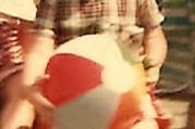 The author as a 5 year old, with the whole world in his hands (even if it was a beach ball)