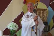 Bishop Kevin Dowling on the day of the celebration of his silver jubilee of episcopal ordination.