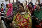 Christian women worship together at a Mass at All Saints Church in Peshawar, Pakistan, on Dec. 25, 2015. Photo courtesy of Reuters/Khuram Parvez