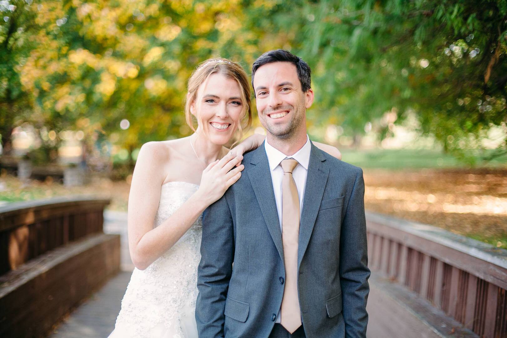Picture of Damian and Kimberly at their wedding (Courtesy of author)