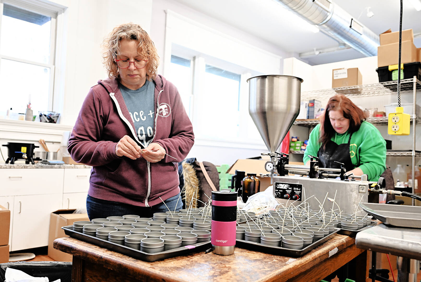 women in workshop