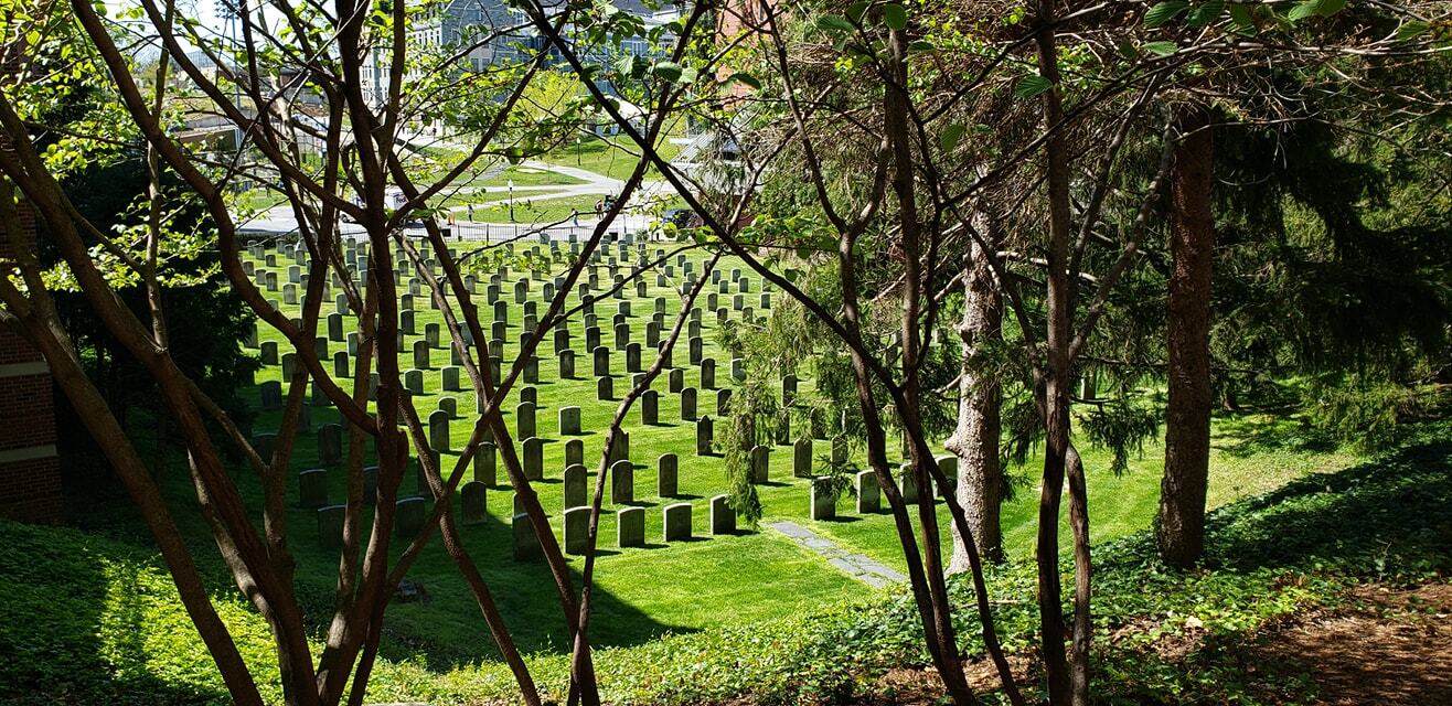 The cemetery in Georgetown where Father Drew Christiansen was laid to rest. (Photo by author)