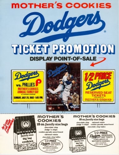 Mother's Cookies Dodger promotion