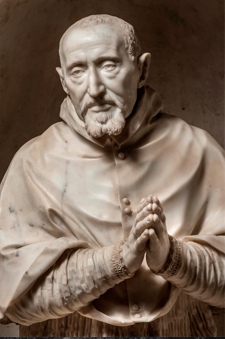 A bust of St. Robert Bellarmine by Gian Lorenzo Bernini