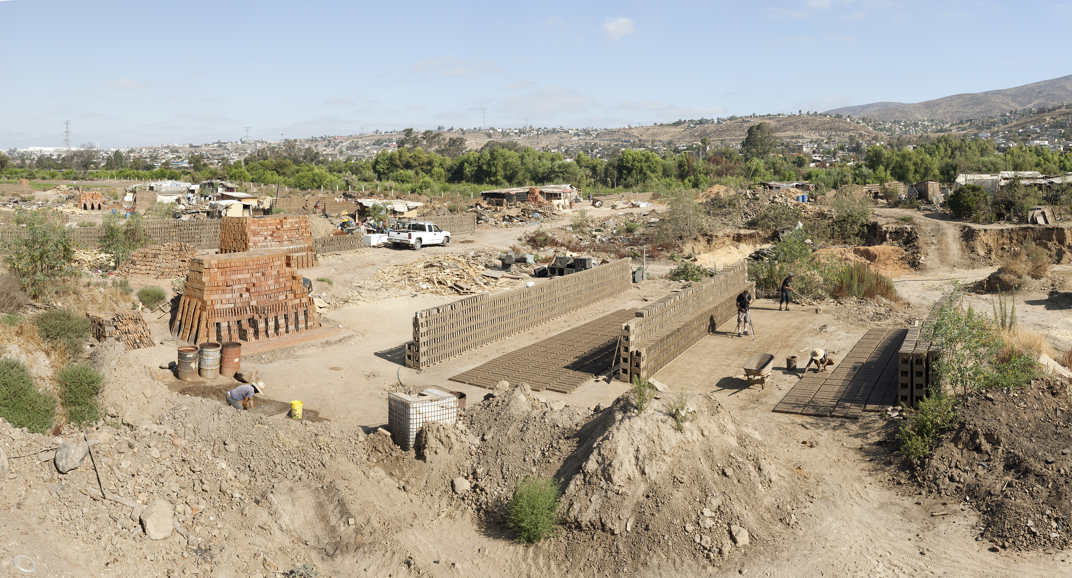 A brickyard in Tijuana, Baja California. (David Taylor) 