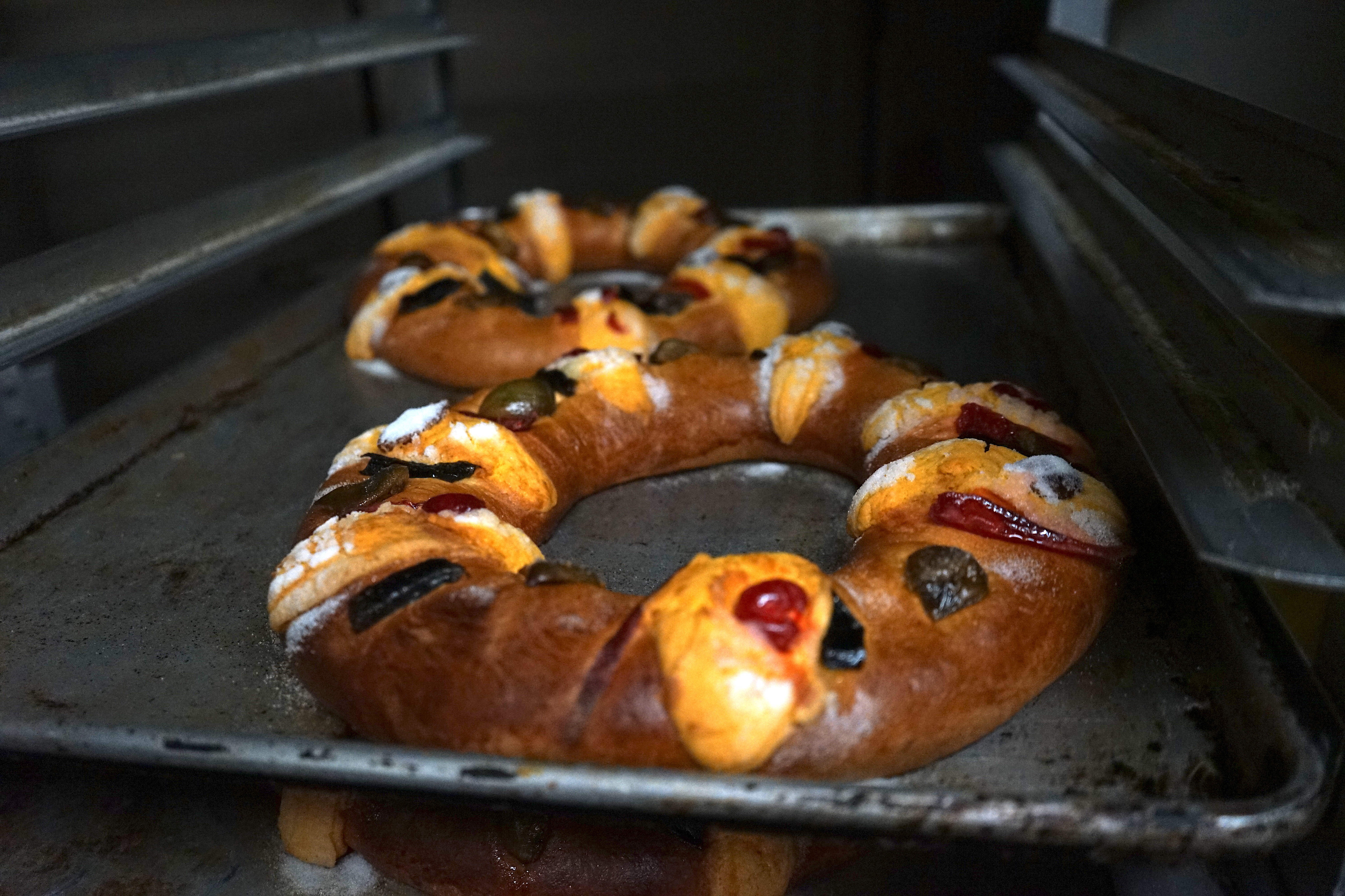 “Rosca de Reyes,” or “Kings Bread,” is a Spanish and Mexican pastry baked to celebrate the Epiphany. 