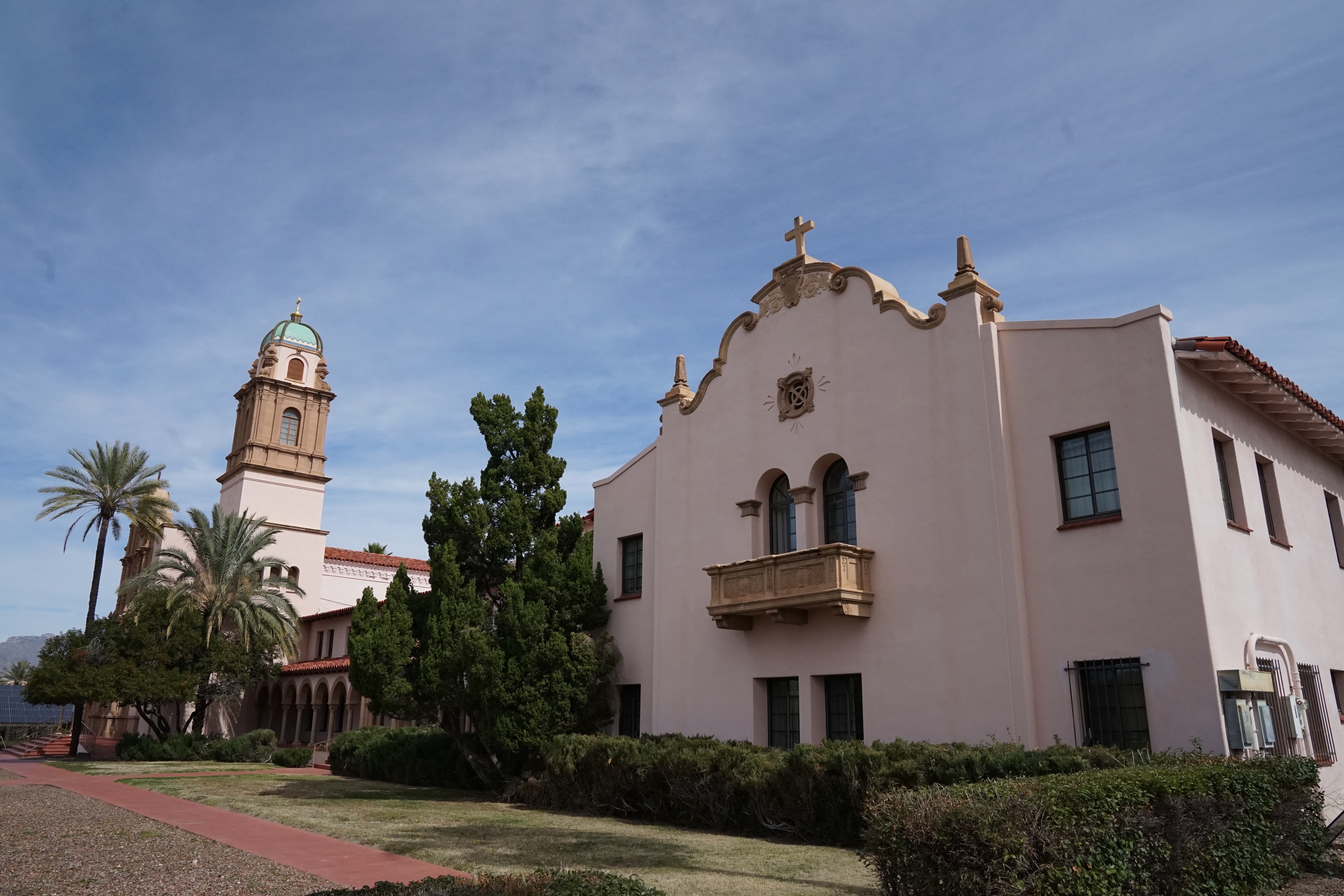 The recently reopened Benedictine monastery in Tucson, Ariz., serves as a temporary shelter for asylum seekers. (J.D. Long-García)