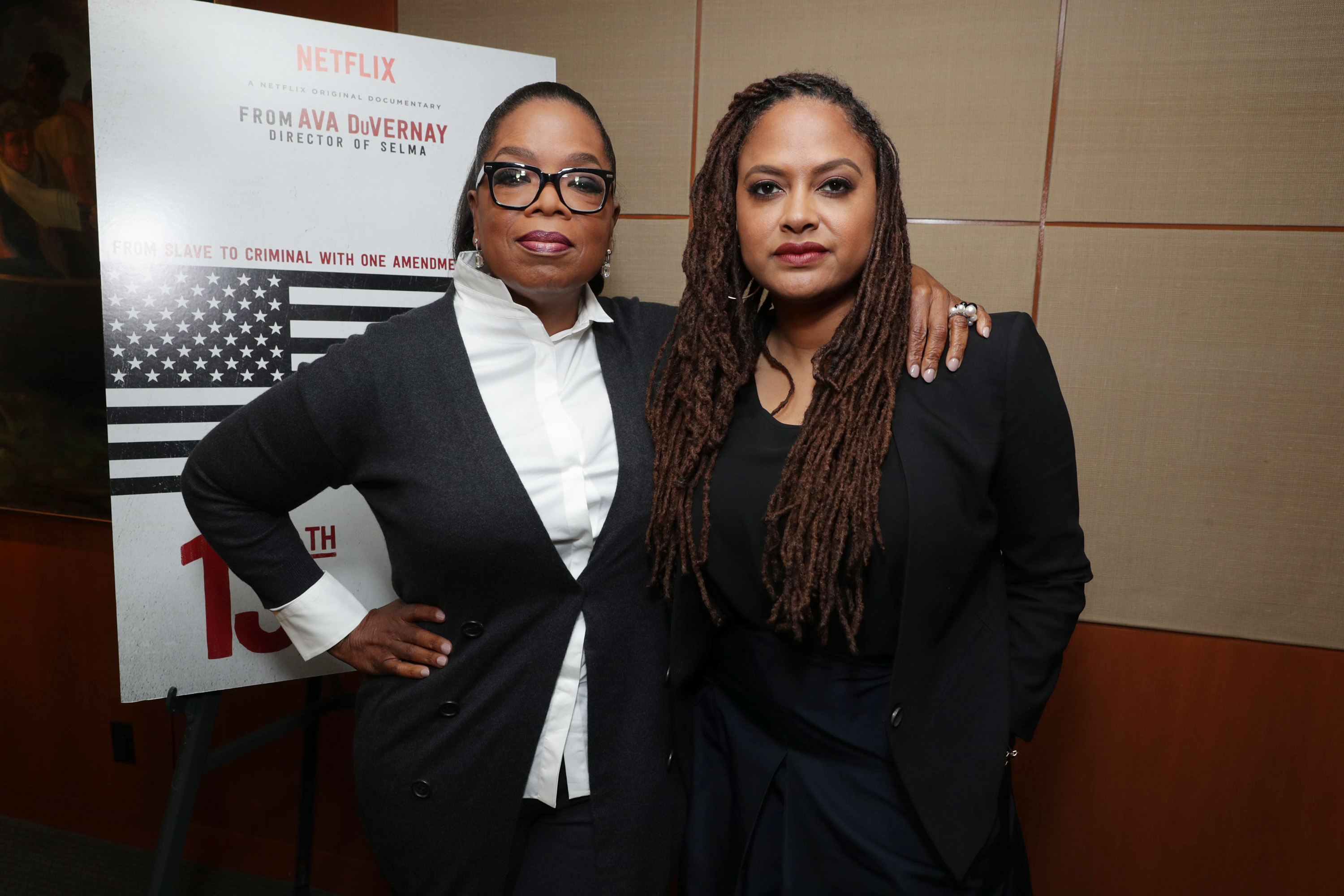 Oprah Winfrey and Ava Duvernay