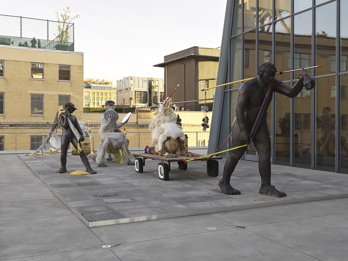 Nicole Eisenman, Procession, 2019. Courtesy of the artist, Vielmetter Los Angeles, and Anton Kern Gallery, New York. Photograph by Object Studies.