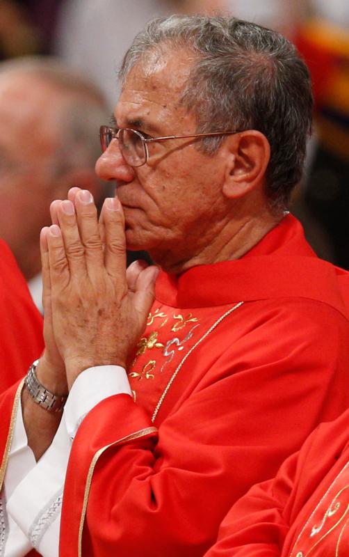 Cardinal-designate Juan García Rodríguez of Havana, pictured in a June 29, 2016, photo, was among 13 new cardinals named by Pope Francis Sept. 1, 2019. (CNS photo/Paul Haring)