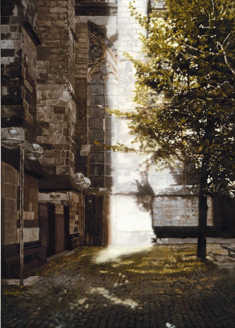 “Cathedral Corner,” Gerhard Richter, 1987 (Collection of Samuel and Ronnie Heyman/The Met Breuer) 