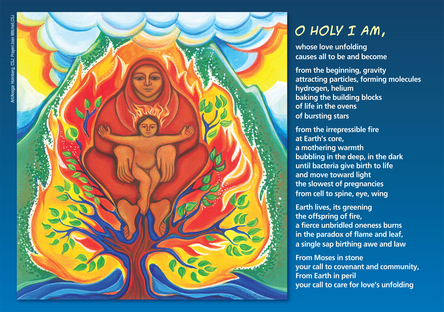 “O Adonai,” by Ansgar Holmberg, C.S.J. Poem by Joan Mitchell, C.S.J.