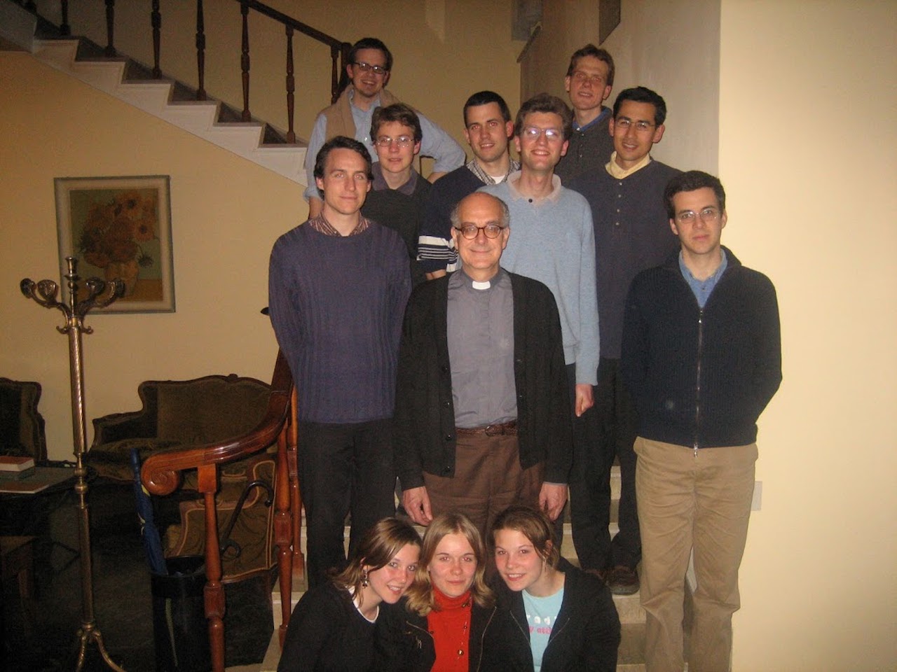 Jacques Servais, S.J., at the Casa Balthasar (photo from the author)